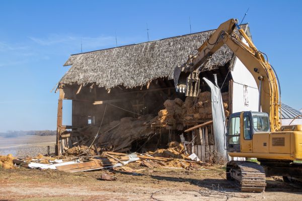 Barn Demolition in Merced