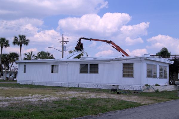 Mobile Home Demolition in Merced