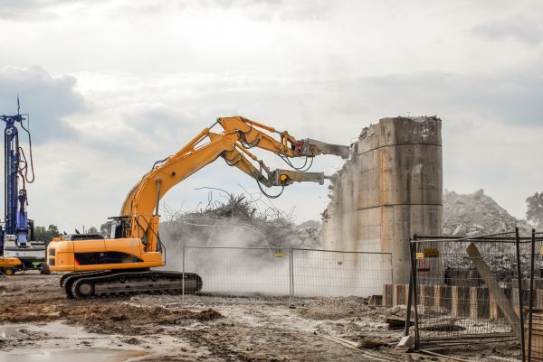 Silo Demolition in Merced