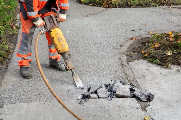 Concrete Sidewalk Removal in Merced