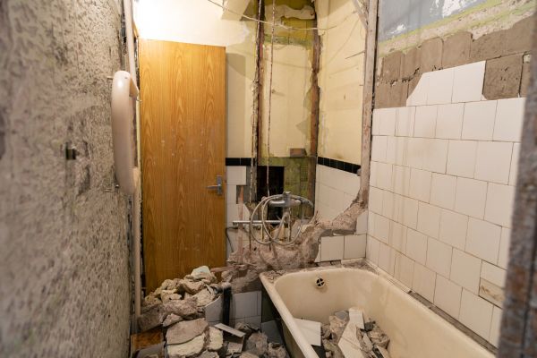 Shower Tile Demolition in Merced