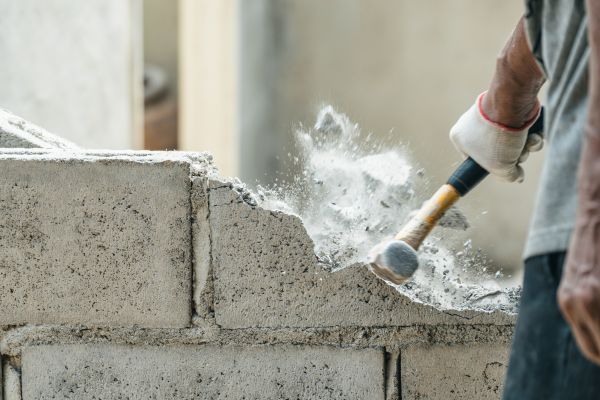 Block Wall Demolition in Merced